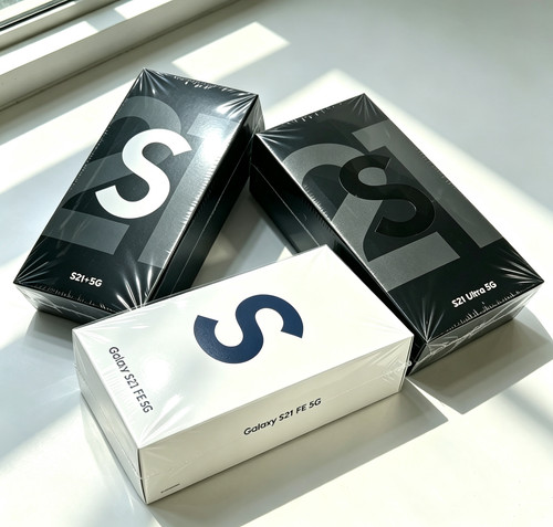New box samsung galaxy s21 - new,